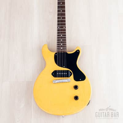 1995 Gibson Custom Shop Historic 1958 Les Paul Junior Double Cut TV Yellow w/ Case image 2