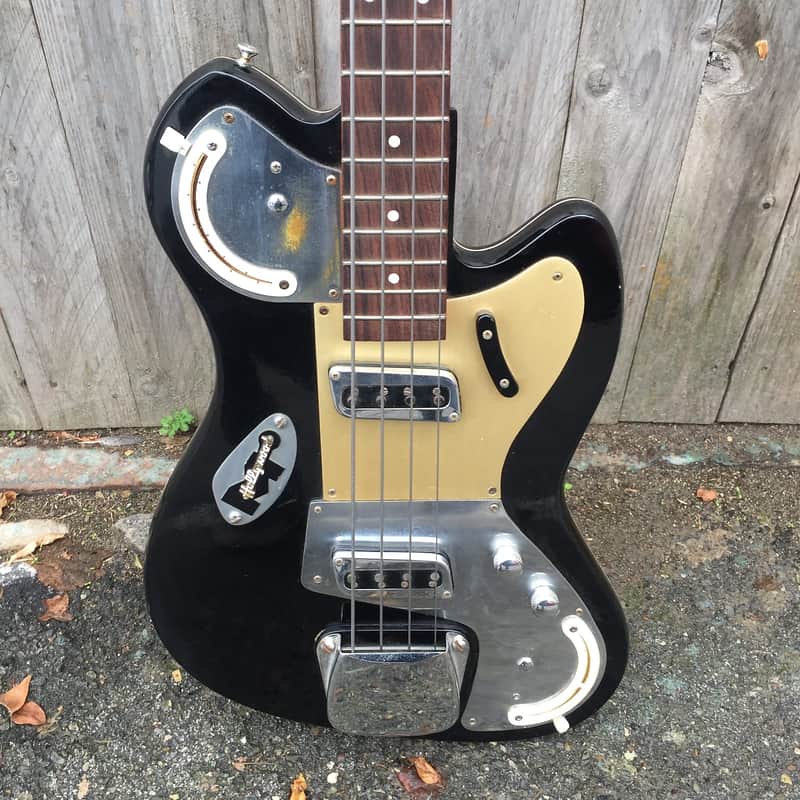 Meazzi Jupiter Vintage Bass Made in Italy 1964 Black image 1