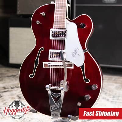 Gretsch G6119T-62 Vintage Select Edition '62 Tennessean Hollow Body with Bigsby Electric Guitar - Dark Cherry Stain with Hardshell Case image 1
