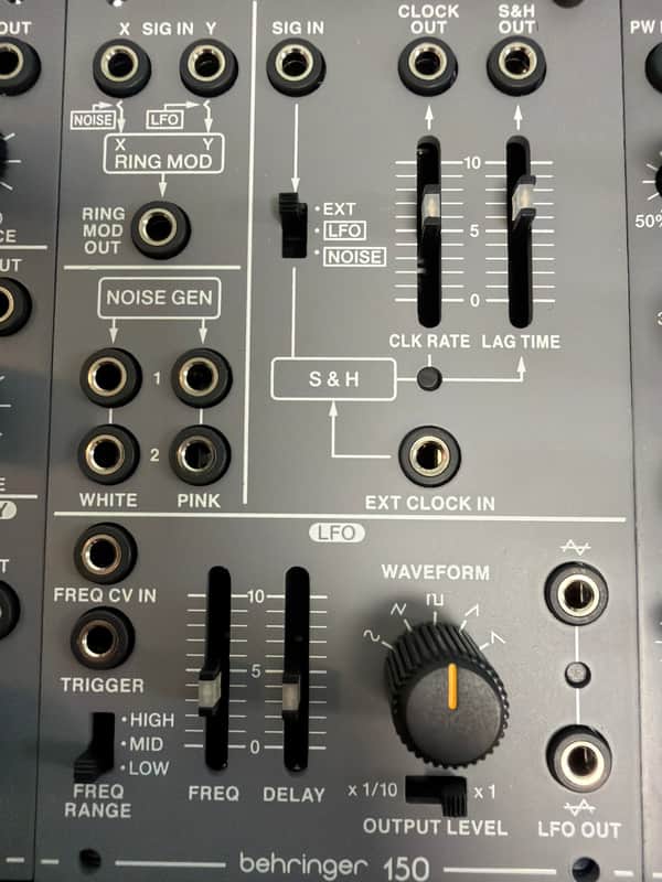 Behringer 150 Ring Mod/Noise/S&H/LFO Eurorack Synthesizer Module 2020 - Present - Gray image 1