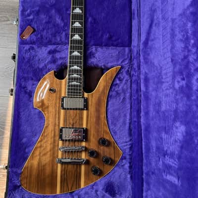 BC Rich Mockingbird NBSMK - Koa Top - Neck Thru - MINT With BC Rich Custom Shop hardcase image 2