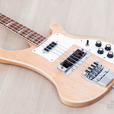 2002 Rickenbacker 4003 Neck Through Bass Mapleglo w/ Case, Paperwork image 10