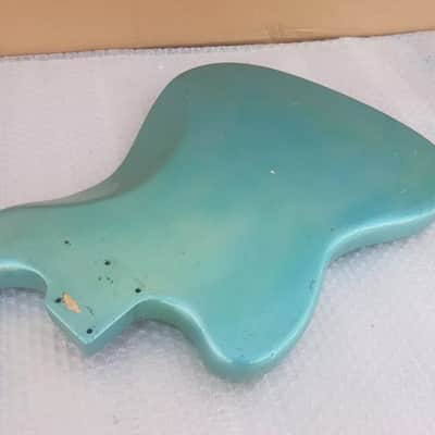 FENDER JAZZMASTER BODY - 1964 - NITRO LAKE PLACID BLUE image 9