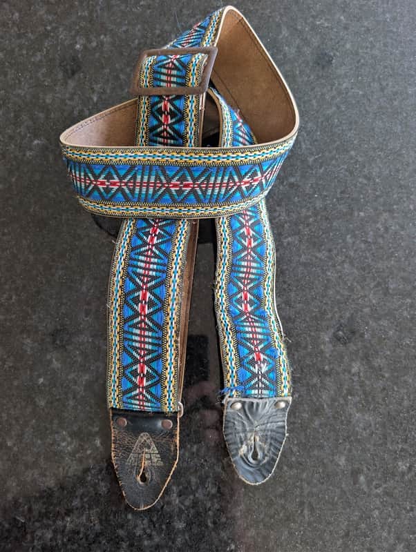 Vintage 60’s / 70's ACE 2" Wide Guitar Strap Original Made in USA image 1