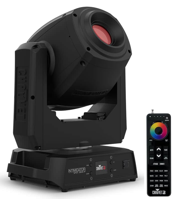 Chauvet DJ Intimidator Spot 360XIP Outdoor RF Moving Head Light + RFC-XL Remote image 1