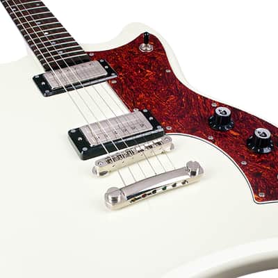 Guild Jetstar Electric Guitar with Gig Bag - Antique White image 5