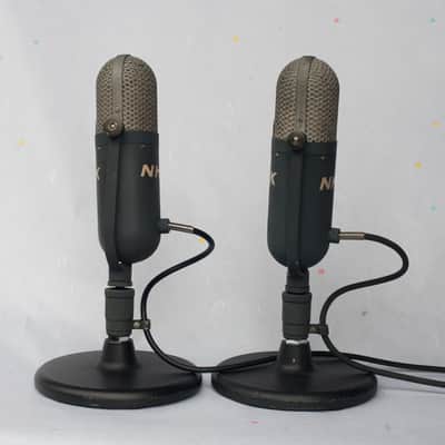 Aiwa RV-1A NHK Ribbon Mics Pair Aiwa RV-1A 1950's~1960's image 4