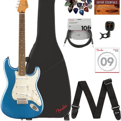 Fender Squier Classic Vibe '60s Stratocaster, Laurel - Lake Placid Blue w/ Gig Bag image 1