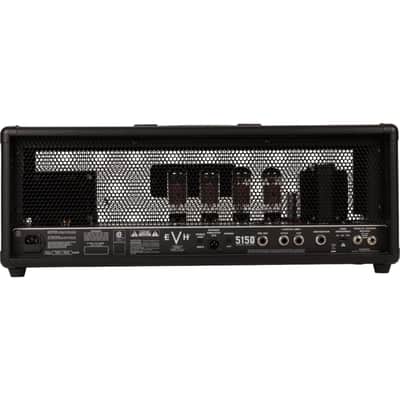 EVH 5150 Iconic Series 80W Head Black - Tube Amp Head for Electric Guitars image 3
