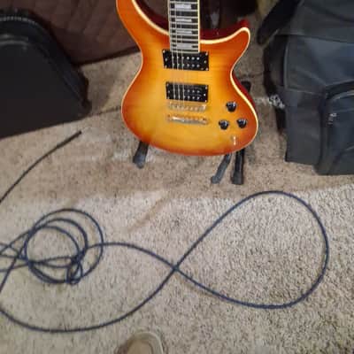 Baker Ed Roman Double Cut Honey Vurst 2010s - Flame Honey Burst image 3