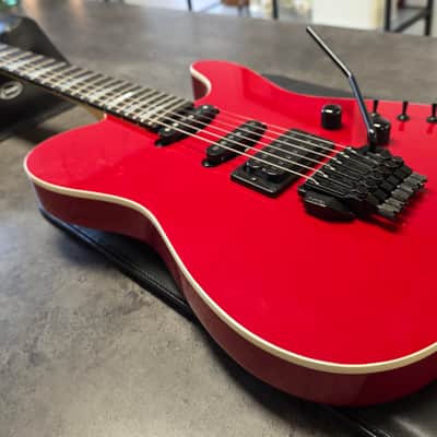 Jackson Custom Shop Telecaster 1987 Ferrari Red HSS Made in USA Vintage American San Dimas pre-Fender 80s Guitar KAHLER KILLER Floyd Rose image 8