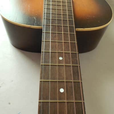 Slingerland May Bell Parlor Guitar Sunburst 1930's Vintage image 13