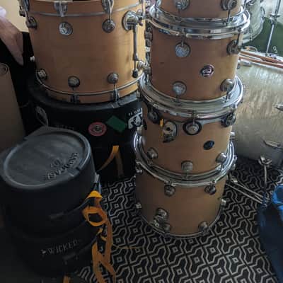 DW Collector's Series satin oil natural mapple Drum Set image 1