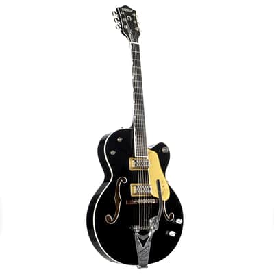 Gretsch G6120T-BSNSH Brian Setzer Signature Nashville Hollow Body Bigsby Black Lacquer - Semi Acoustic Custom Guitar image 1