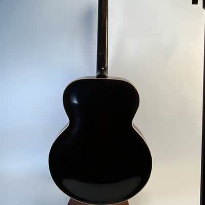 1939 Gibson L-7 Archtop Acoustic Guitar — Sunburst, Picture Frame X-Braced, OHSC, DeArmond Pickup image 11