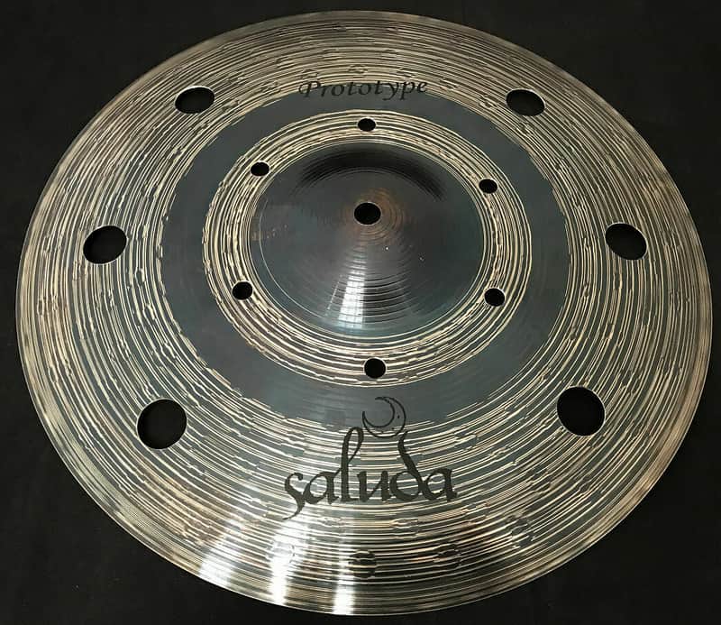 14" Saluda Prototype Swiss Vented Crash Cymbal image 1