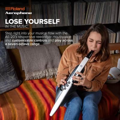 Roland AE-20 Aerophone | Premium Digital Wind Instrument | SuperNATURAL Acoustic Tones & Advanced ZEN-Core Technology | Ultra-Responsive Playability | Over 250 Sounds | Bluetooth Connectivity image 4