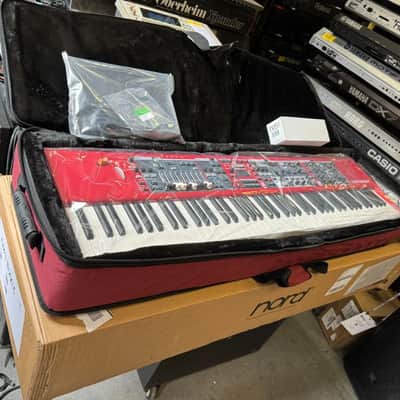 Nord Stage 4 88 key w/ GB88 Gig bag Weighted Hammer-Action keyboard Piano/Synth/Organ Repacked //ARMENS// Present - Red image 2