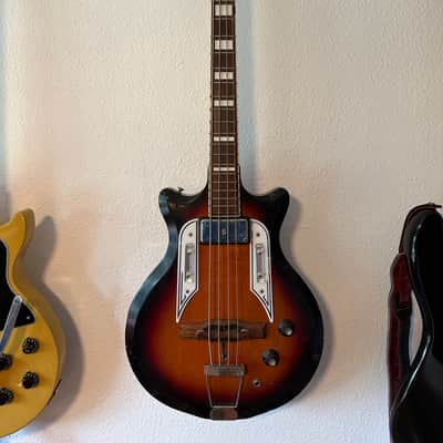 1960's Airline Sunburst Pocket Bass image 2