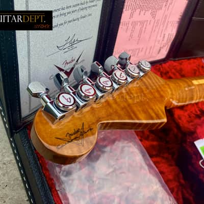 ♚ PRISTINE !♚ 2023 FENDER Custom Shop CUSTOM Stratocaster ♚ HONEY BLONDE ♚ AAA ROASTED ♚ 10/56 Neck♚ image 20