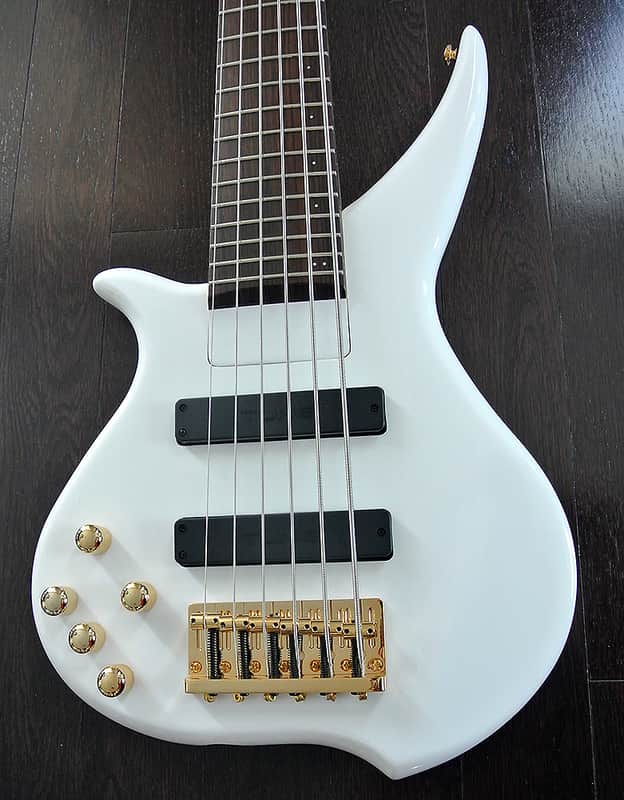 TUNE TWX61LH SW - Left Handed 6 String Bass. Snow White Finish - NEW - Authorized Dealer image 1