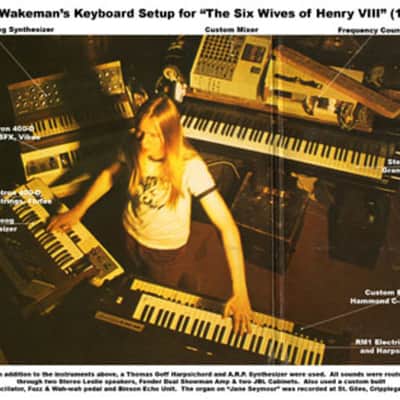 RMI Electra Piano owned and used by Rick Wakeman of YES 1970 Black image 2
