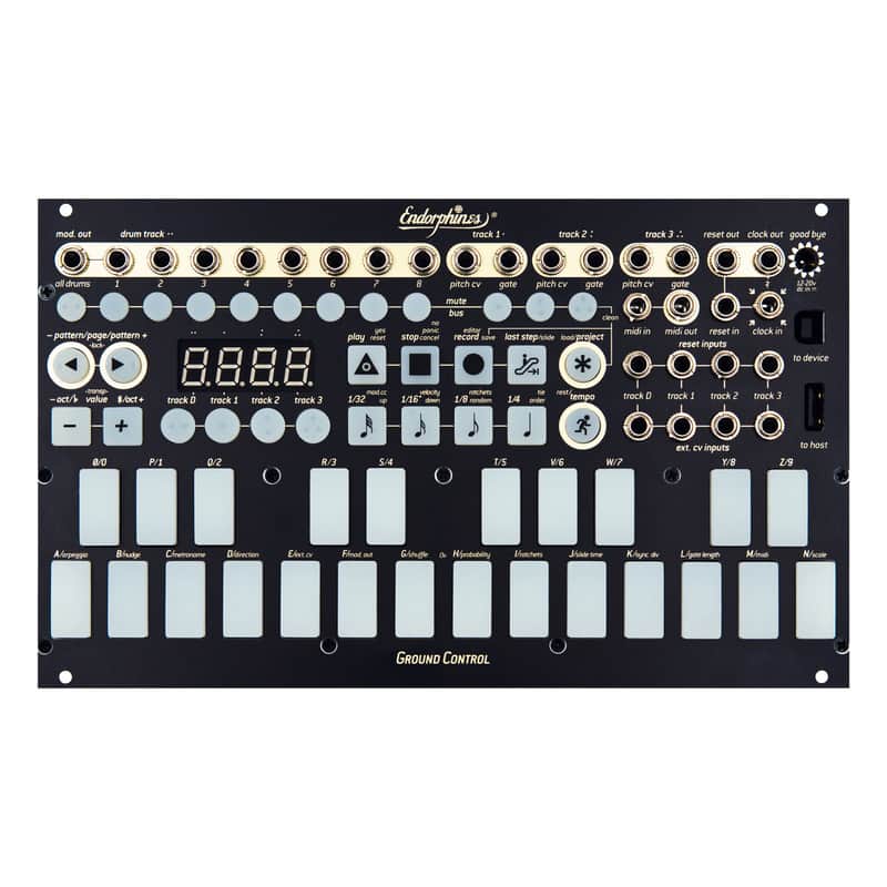 Endorphin.es Ground Control Eurorack Sequencer Module (Black) image 1
