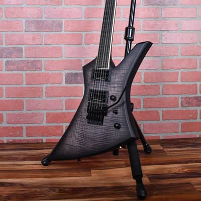 Jackson USA Custom Shop Kelly  KE2 Flame Maple Top Matte Satin Trans Black Burst W/Matching Reverse Headstock 2024 w/OHSC image 5