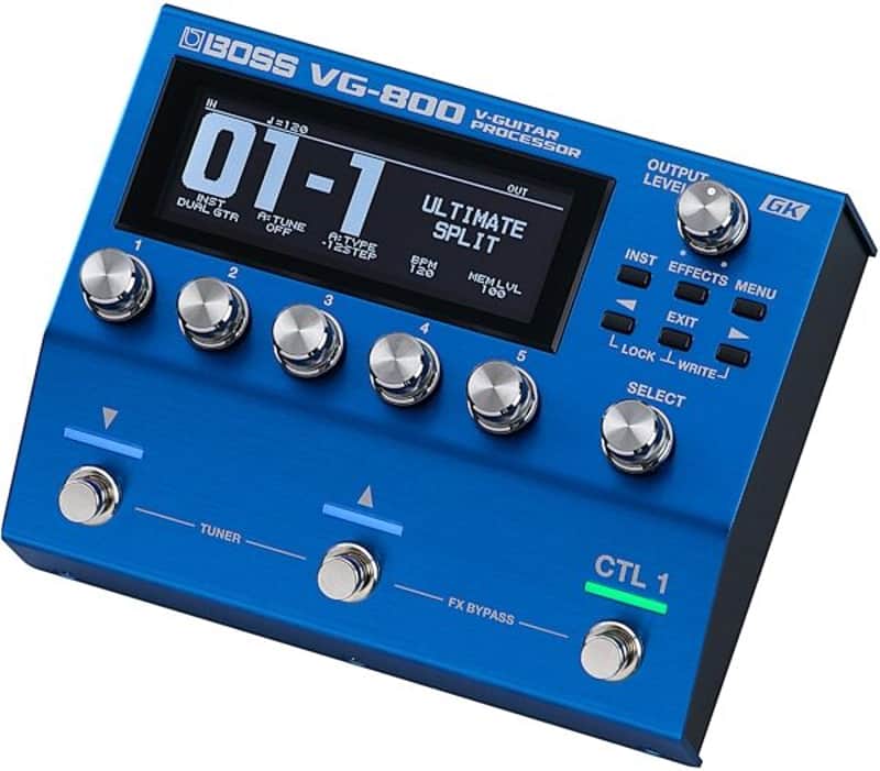 Boss VG-800 V-Guitar Processor for Guitar and Bass 2025 - BLUE ( NEW ITEM WE HAVE STOCK ) image 1