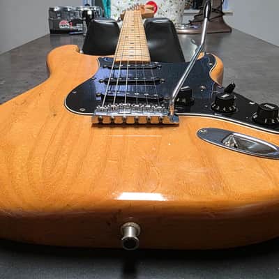 1979 Fender Stratocaster Natural Butterscotch Ash American Vintage 70s 1970's USA Strat Guitar image 7