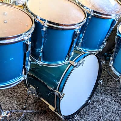 Tama Rockstar DX 6-Piece Drum Set in Ocean Blue. image 13