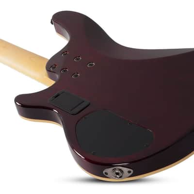 Schecter Omen Extreme-4 Left Hand Electric Guitar - Black Cherry (2046) image 8