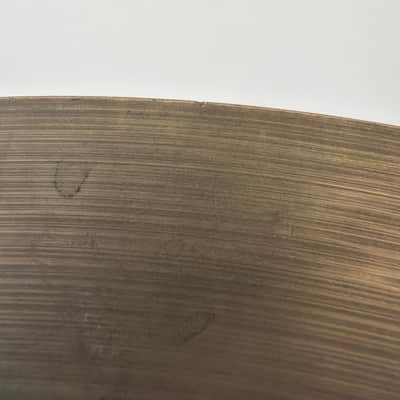 Zildjian Avedis 12” Transition Stamp (1950s) Pair Hi-Hat Cymbals image 10