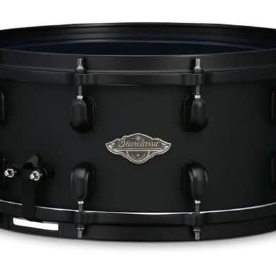 Tama Starclassic Performer Limited Edition Flat Black Lacquer w/Flat Black Hardware 22,10,12,14,16,6.5x14 matching snare IN STOCK NOW 2026 - Flat Black image 6