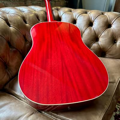 Gibson J45 Standard Cherry Red Custom Color image 6