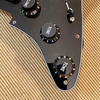 Fender Mod Shop Loaded Stratocaster pickguard 2000’s - Black image 2