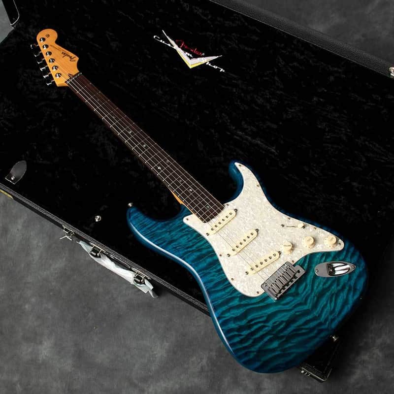 Custom Fender Stratocaster Quilt Custom MBS CS Fender ギター Shop N.O.S Top Maple Quilt Stratocaster Custom MBS ギター