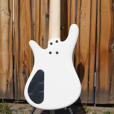 Spector NS Icon Bolt-on 5-String Electric Bass Guitar - White Gloss image 9