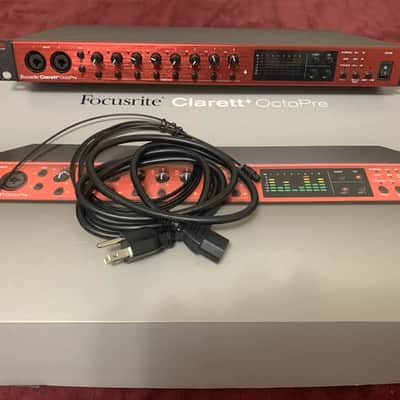 Focusrite Clarett+ OctoPre 8-Channel ADAT Preamp w/ Free Hosa 10ft. ADAT Cable image 1