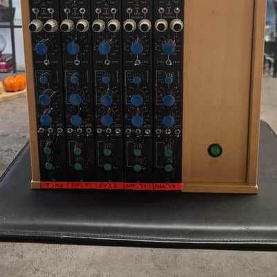Trident Studios B Range EX Queen, Elton John, David Bowie Channel Strip Mic-Pre EQ Preamp Discreet Class A Rack Bucket built by POM Fairchild for Jimmy Hogarth Vintage 70s British UK London Neve Sound image 18