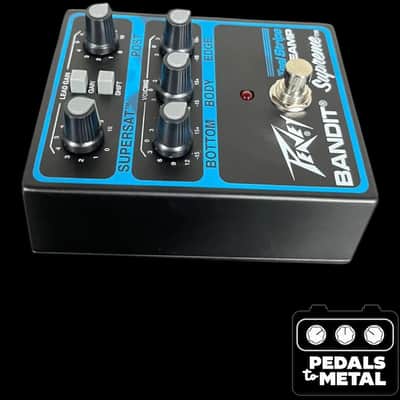 Peavey Bandit Supreme Teal Stripe Preamp 2025 - Present - Black / Teal - X16148 image 5