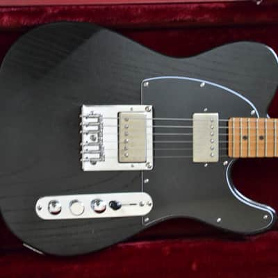 Custom Build HH Tele-Style w/Black Ceruse Nitro Finish & Seymour Duncan Antiquity Alnico II PUs image 2