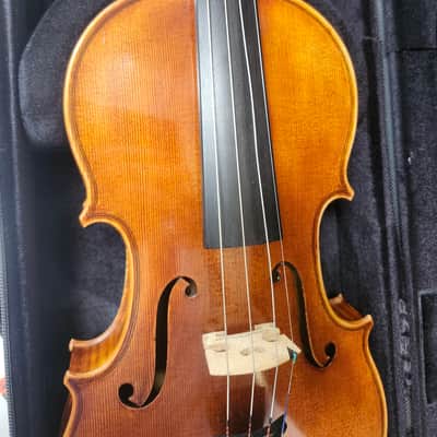 Vintage 1994 Franz Sandner Step-Up Violin, Made in Germany, with Case and Bow image 5