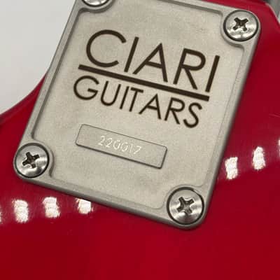 Ciari Travel Guitars Ascender Custom Classic Cherry Burst Gloss with Free Backpack! image 6