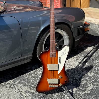 Gibson Thunderbird II Bass 1964 - 1 of the cleanest examples extent complete w/its original Mutes & Square Hard Case. image 2