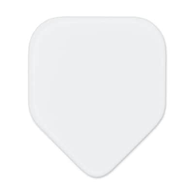 Exotic Plectrums Celluloid White Guitar Or Bass Pick - 0.96 mm Heavy Gauge - 330 Medium Home Plate Shape - 100 Pack image 2