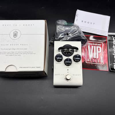 N.O.S. Blackstar Dept. 10 Boost 2021 High Voltage Valve Boost Class A Gain Stage Pedal! image 2