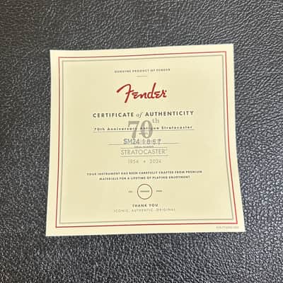 Fender 70th Anniversary Vintera II Antigua Stratocaster Electric Guitar 2024 - Antigua image 15