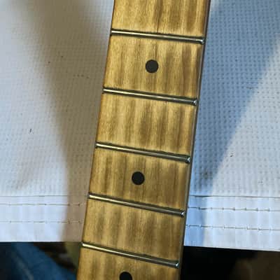 2017 MIM Charvel San Dimas Pro Mod Guitar Neck Floyd Ready 22 Fret Truss Wheel (Heavy Relic Wear) image 11