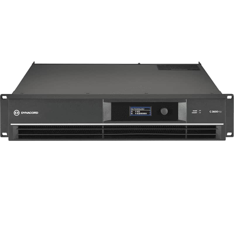 Immagine Dynacord C3600FDI 2X1800W DSP Install Power Amplifier - 1